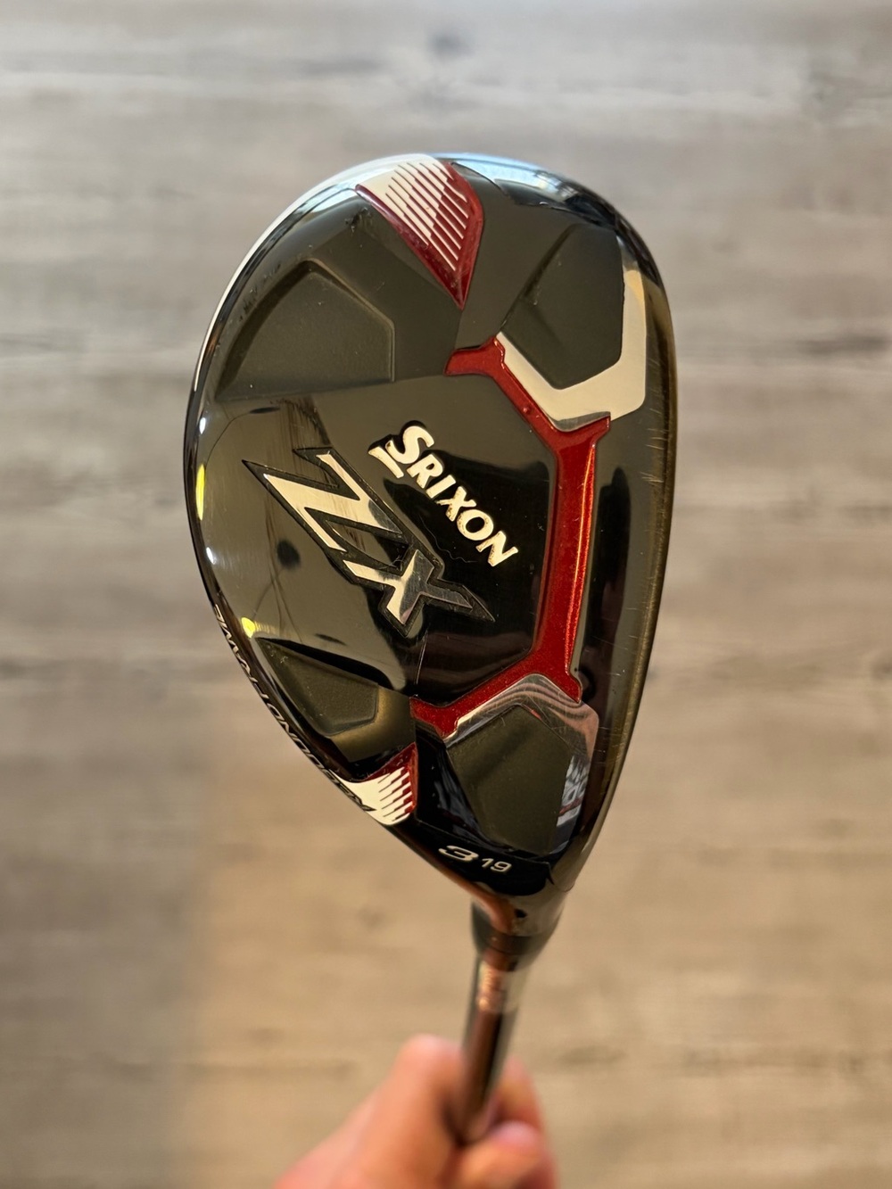 Srixon ZX 3-Hybrid 19° Right Hand HZRDUS Smoke Black RDX 6.5 X-Stiff w/ Cover